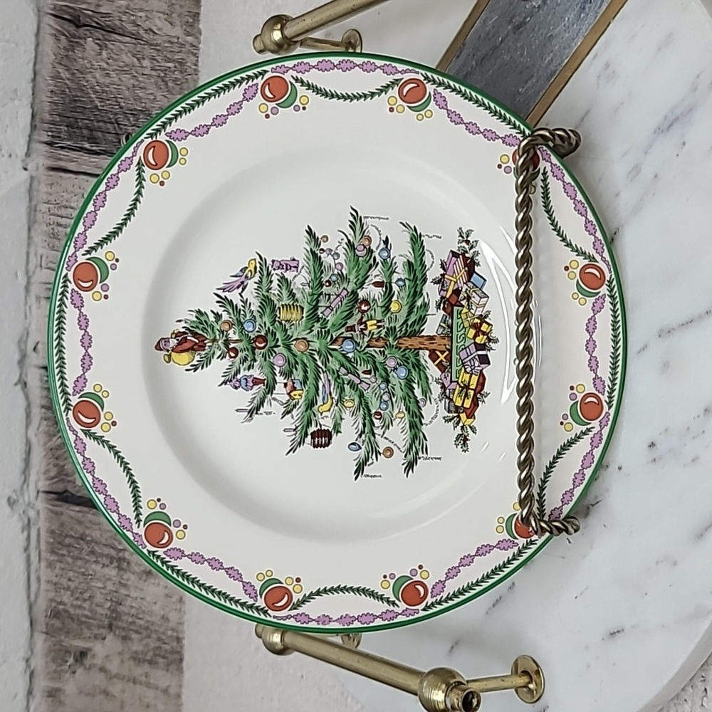 Spode 2000 Christmas Tree Classic Mint Vintage Ceramic 8" Annual Collector Plate